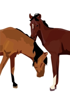 Paperback 2020 Weekly Planner Horse Illustration Equine Two Horses 134 Pages: 2020 Planners Calendars Organizers Datebooks Appointment Books Agendas Book