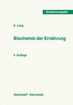 Paperback Biochemie Der Ernährung [German] Book