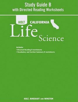 Paperback Science & Technology Study Guide B With Directed Reading Worksheets Life Science Grade 7: Holt Science & Technology California Book