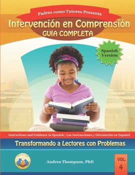 Paperback Intervencion en Comprension: Guia Completa: Black and White Version Book