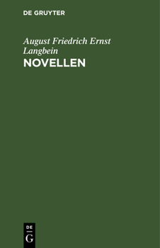 Hardcover Novellen [German] Book