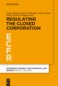 Hardcover Regulating the Closed Corporation Book