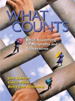 Paperback What Counts: Social Accounting for Nonprofits and Cooperatives Book