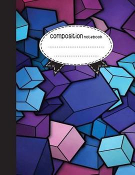 Paperback Composition Notebook, 8.5 x 11, 110 pages: Colorful Boxs: (School Notebooks) Book