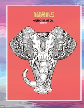 Paperback Mandala Coloring Book for Girls - Animals Book