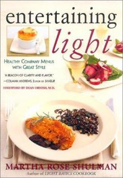 Paperback Entertaining Light: Healthy Company Menus with Great Style Book