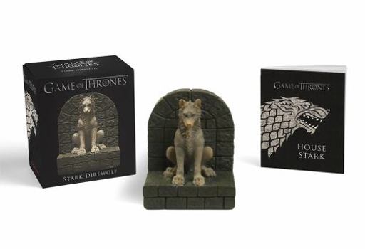 Paperback Game of Thrones: Stark Direwolf [With Statue] Book