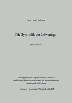 Paperback Die Symbolik Der Löwenjagd [German] Book