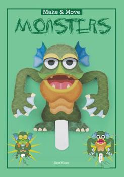 Paperback Make & Move: Monsters: 12 Paper Puppets to Press Out and Play Book