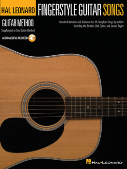Paperback Fingerstyle Guitar Songs - Hal Leonard Guitar Method Supplement (Book/Online Audio) Book
