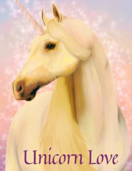 Unicorn Love 1 (M) Beautiful Unicorn Themed Journal Notebook, Graphics Interior, Pretty Back Cover: A Lovely Present Gift For Unicorn Lovers Women Girls Kids Teens! This Cover Available Sizes S-M-L