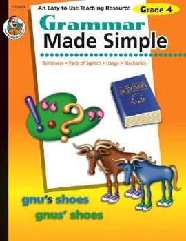 Paperback Grammar Made Simple, Grade 4 Book