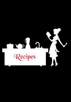 Paperback Recipes: 7 x 10 inch book for you to write all of your favorite family recipes - Makes a wonderful gift for aspiring chefs Book