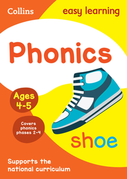 Paperback Phonics Ages 4-5: Ideal for Home Learning Book