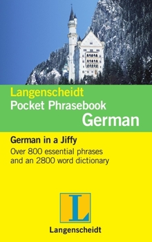 Langenscheidt Pocket Phrasebook German - Book  of the Langenscheidt Pocket Dictionary