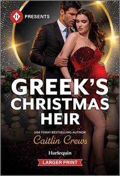 Mass Market Paperback Greek's Christmas Heir [Large Print] Book