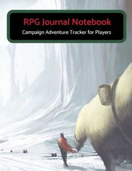 Paperback RPG Journal Notebook - Campaign Adventure Tracker for Players Book
