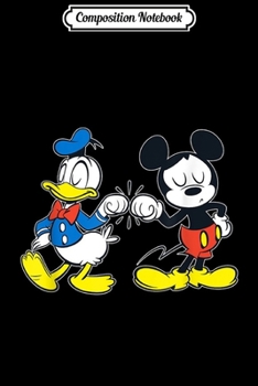 Composition Notebook: Disney Mickey Mouse and Donald Duck Best Friends Outline Journal/Notebook Blank Lined Ruled 6x9 100 Pages