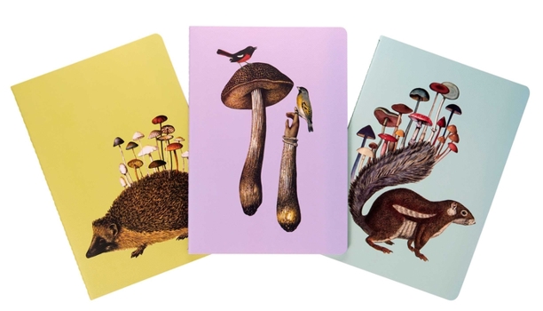 Fantastic Fungi Sewn Notebook Collection (Set Of 3)