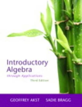 Paperback Akst: Introdu Algebra Through Appl_3 Book