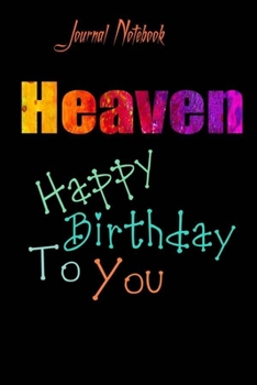 Heaven: Happy Birthday To you Sheet 9x6 Inches 120 Pages with bleed - A Great Happybirthday Gift