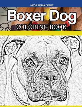 Boxer Dog Coloring Book