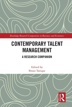 Paperback Contemporary Talent Management: A Research Companion Book