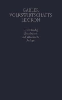 Paperback Gabler Volkswirtschafts-Lexikon [German] Book