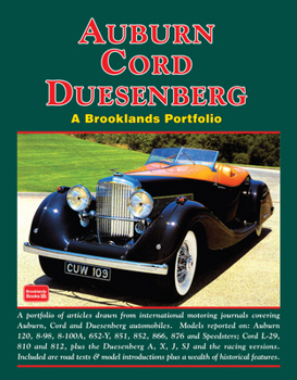 Paperback Auburn Cord Duesenberg Book