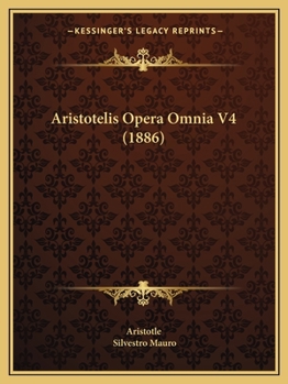 Paperback Aristotelis Opera Omnia V4 (1886) [Latin] Book