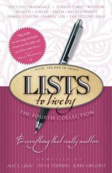 Paperback Lists to Live By: The Fourth Collection: For Everything That Really Matters Book