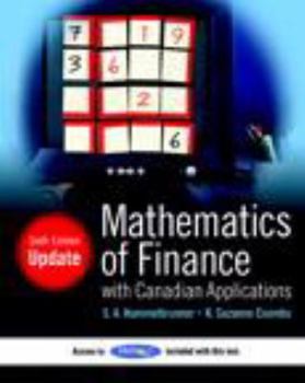 Paperback Mathematics of Finance With Canadian Application W/CD-Update Book
