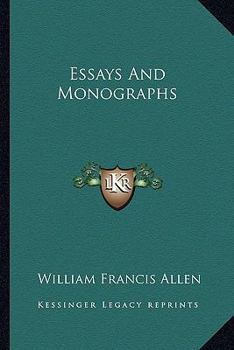 Paperback Essays And Monographs Book