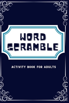 Paperback Word Scramble: Activity Books For Adults [Large Print] Book