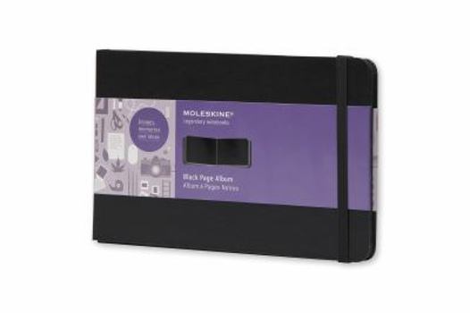 Office Product Moleskine Art Plus Black Page Album, Large, Black, Hard Cover (5 X 8.25) Book