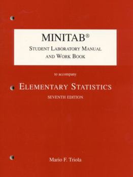 Paperback Minitab Student Lab Manual and Workbook to Elementary Statistics 7/E 85920 Book