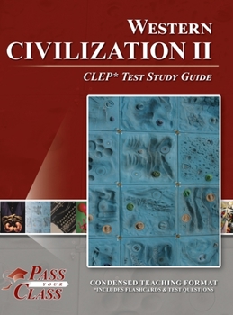 Hardcover Western Civilization II CLEP Test Study Guide Book