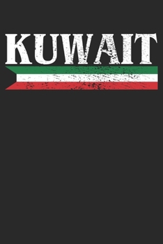 Paperback Notebook: Kuwait Gift Dot Grid 6x9 120 Pages Book