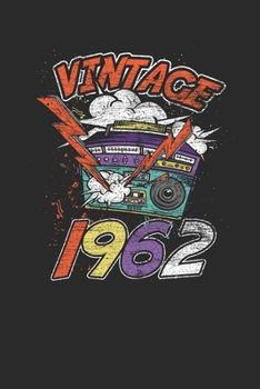 Vintage 1962: Dotted Bullet Notebook – Birthday Gift or Anniversary Gift Idea