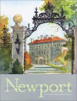 Hardcover Newport: An Artist's Impressions of Its Architecture and History Book