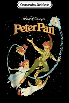 Composition Notebook: Disney Peter Pan Darling Flight Vintage Graphic Journal/Notebook Blank Lined Ruled 6x9 100 Pages