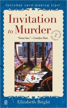 Mass Market Paperback Invitation to Murder: A Card-Making Mystery Book