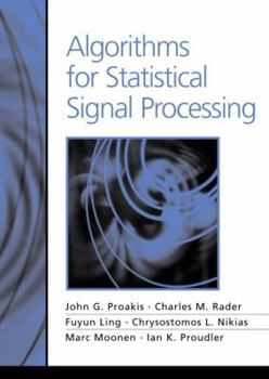 Hardcover Algorithms for Statistical Signal Processing Book