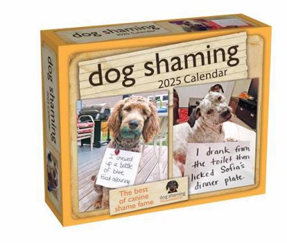 Calendar Dog Shaming 2025 Day-To-Day Calendar Book