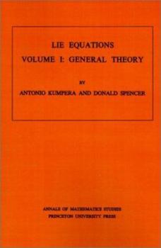 Paperback Lie Equations, Vol. I: General Theory. (Am-73) Book