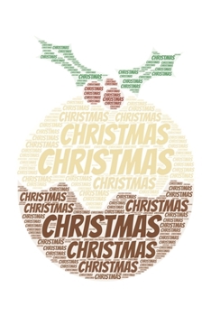 Christmas: Notebook, Journal | Lined Paper | 120 Pages DIN A5 (6 x 9") | Notes, Drawings, Planer, Diary, Organization | Word Cloud Present