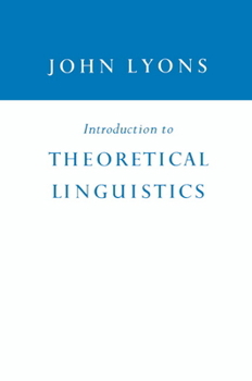 Paperback Introduction to Theoretical Linguistics Book