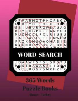 Paperback Word Search 365 Words Puzzle Books: Easy Puzzles Games Books Large Print Book