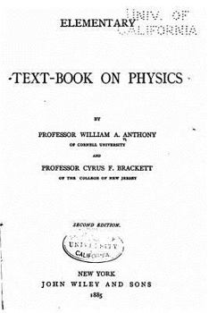 Paperback Elementary text-book of physics Book