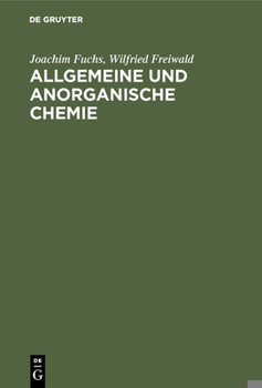 Allgemeine Und Anorganische Chemie